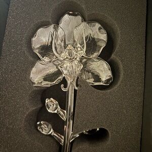 Elegant Waterford Crystal Orchid Flower